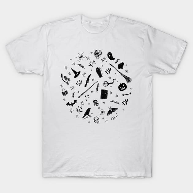 Mystic pattern aka Abrakadabra 2 T-Shirt by Ancsi